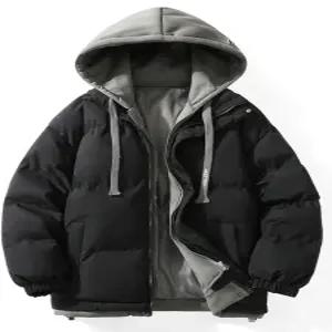 남성 겨울 후드 패딩점퍼 오버핏 아우터 M-4XL