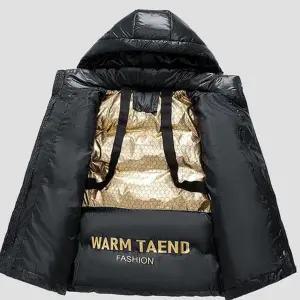 겨울 패딩 점퍼 두꺼운 방한 작업용 남여공용 패딩 점퍼 활동성 그래핀 따뜻한 작업복 외투 후드 방수 블랙