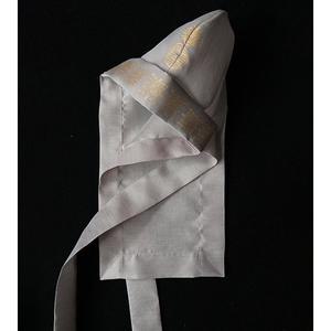 [정원한복]연 복건 베이지 (금박)