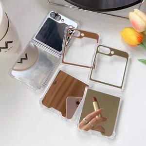 [Mui]미러케이스 갤럭시 Z플립6 5 4 3 제트플립 지플립 거울 범퍼 핸드폰 케이스