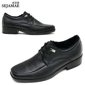 [세자매] 후끈한털 남성 겨울정장화 털 정장구두