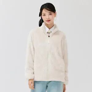 [체이스컬트] HC09 공용 베이직 퍼플리스 집업 점퍼  DFZU4302C0A (S20245906)