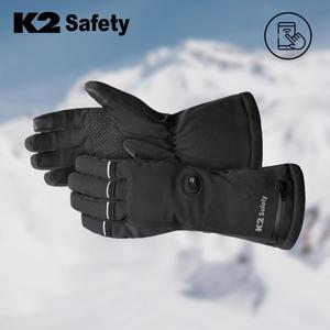 K2 세이프티 발열장갑 겨울 충전식 패딩 방한장갑 등산