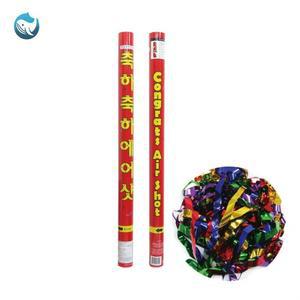 축하 웨딩 파티용 행사 결혼식 생일 파티 릴 공기압 릴테잎 축포 놀이 용품 폭축 소품 릴폭죽 테이프 폭죽