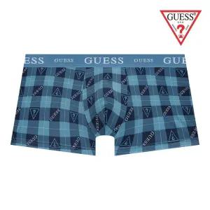 [롯데백화점]게스 깅엄체크 블루그린 드로즈 GEMDR164