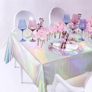 방수 식탁보 홀로그램 캠핑용 테이블 천 원형 커버