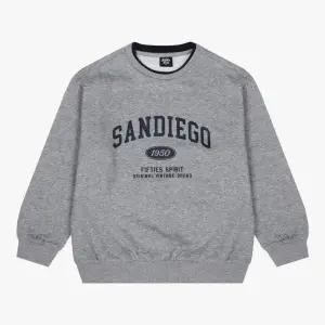 [롯데백화점]인디고뱅크키즈 융기모 라운드 스웨트 셔츠(오버핏) IKMA25T03