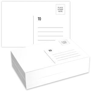 사바리 100개 4 x 6인치 수채화 엽서 빈칸, 140파운드/300gsm 종이 카드 빈칸 엽서, DIY, 우편, 초대장, 인사말 카드(직각)