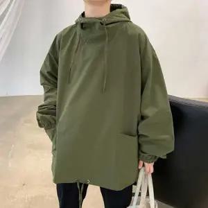 [콩심팥심]남자 직장인 간절기 캐주얼 출근 룩 후드 아노락 티