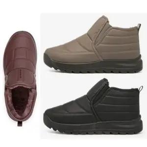 존미드 남성 방한화 여성 방한 패딩 부츠 겨울 털 신발 운동화