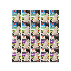 하림 닭가슴살오리지널 100g 10봉+닭가슴블랙페퍼 100g 10봉