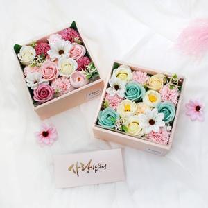 [화가]카네이션 비누꽃 용돈박스 플라워박스 돈박스 어버이날선물 생신선물 감사선물