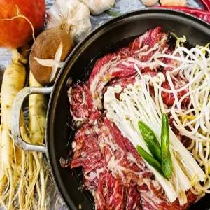 수제 인삼 양념 소불고기 1kg(실중량 1,100g 이상)