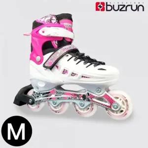 버즈런 아동 인라인 스케이트 (화이트핑크) (M) (DK BZ905)