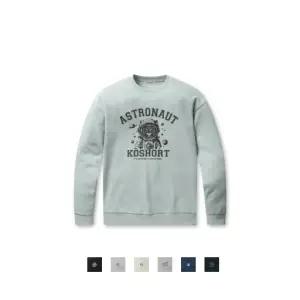 [롯데백화점]폴햄 남성 코숏 더블니트 그래픽 맨투맨 티셔츠 PHF4TR1210