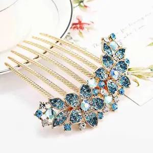 [콩심팥심]비녀핀 웨딩헤어핀 한복장신구 파티 쪽머리