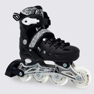 버즈런 아동 인라인 스케이트 블랙블랙