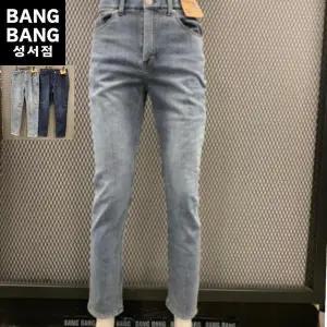 [뱅뱅] HC04 겨울남성 밑위긴 밍크보아 스판청바지 레귤러핏 기모 부드럽고 따뜻 (S43288735)