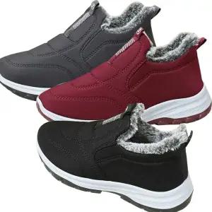 후끈후끈 겨울 여성 남성 털 방한화 털신 털신발 미끄럼방지 방한신발 신발 패딩방한화