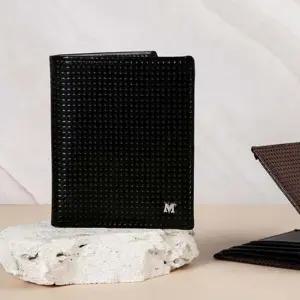 지갑 슬림 반지갑 중지갑 펀치 아빠 남성 선물 블랙