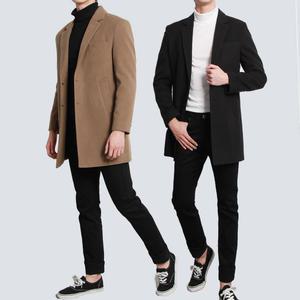 CT02 남성 겨울코트 오버핏 트렌치 정장마이 남자 오버핏 모직코트 롱 패딩 겨울