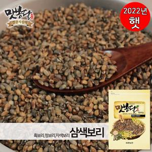 25년산 삼색보리쌀 3색보리쌀 흑보리 자색보리 청보리 국내산 1kg