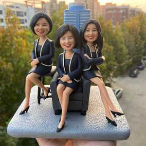 실물 캐리커처 피규어제작 클레이 상패 감사패 장식품