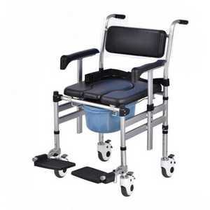 초경량 욕실 휠체어 변기 샤워 이동식 의자 노인 환자용
