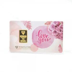 24k 순금 러브유 카네이션 생일 골드바 3.75g 1돈 생일 선물 기념일