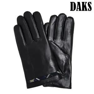 [롯데백화점]닥스 하우스체크 포인트 남성가죽장갑GPU707I