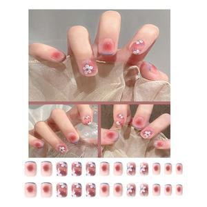 키밍 반복가능 손톱아트 모음 24pcs 네일스티커 패치/아트/스티커/손톱/셀프젤/네일/용품/페디/큐빅/어린이