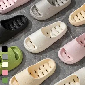 [1+1] 푹신한 EVA 욕실화 미끄럼 방지 쿠션 욕실 슬리퍼