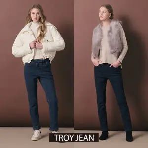 트로이진 여성 본딩 데님 팬츠 2종 (F220)