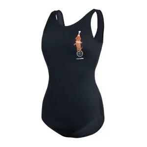 [레노마수영복](하남점)폴리백 브라캡 증정 여성 서커스독 원피스수영복 블랙 RN-LF2E802-BK