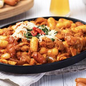 강명희 요편한 춘천 국물닭갈비 2kg (야채/떡사리 추가)