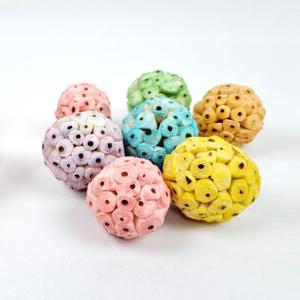 솔라볼 4cm 컬러 앵무새 장난감 뜯기 입질 공놀이 스트레스해소 운동효과 새용품 앵무새용품