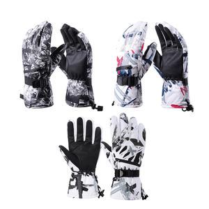 남성용 아웃도어 스키장갑 프린팅 보드장갑 방한장갑