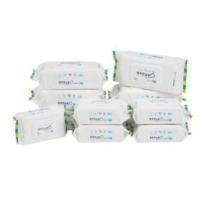 행복한날들 도톰한 엠보싱 물티슈 무향 아기 점보물티슈 60매 16팩 1박스