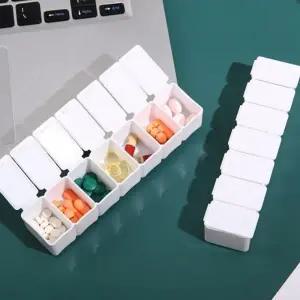 ( )일주일 요일 알약 케이스 화이트