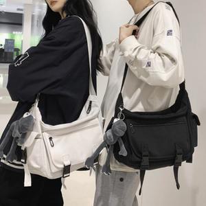 [디어백] 남녀공용 캔버스 벨티드 메신저 크로스백 PL2074