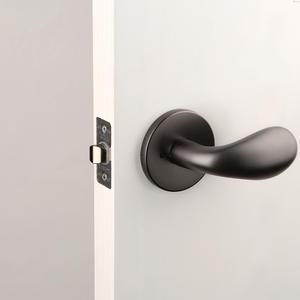 엔젤금속 시그니처 SSL 2963  다크그레이 버튼형 방문손잡이 화장실 욕실 나무문 ABS도어 도어핸들  문고리