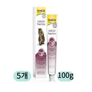 짐펫 짐캣 몰트소프트 헤어볼 100g 5개