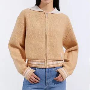 [올리브데올리브]올리브데올리브 라운드니트집업점퍼