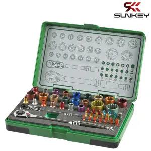 썬키 소켓렌치 세트 3/8 1/4 컬러 SSR-47CS