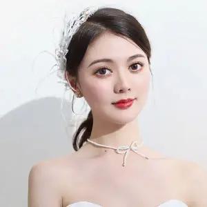 [콩심팥심]백조의호수 깃털 헤어핀 파티 무대 공연 장식 머리핀