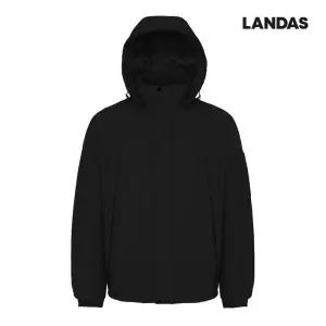 랜더스 방한 후드 패딩 자켓 점퍼 JK525W 블랙