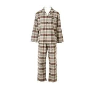 [갤러리아] [남]면+캐시미어 선염체크 파자마(VPA4563M_BR)