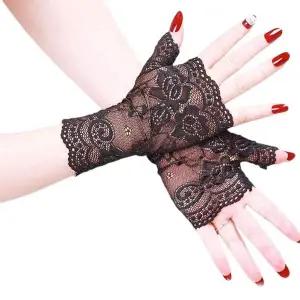 [셀러에이드]레이스 포인트 손등 커버 손목 손토시 패션토시 운전 망사토시