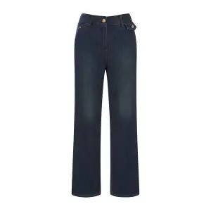 갤러리아 올리비아로렌 융 기모 와이드 데님팬츠 VVCMP4W9363