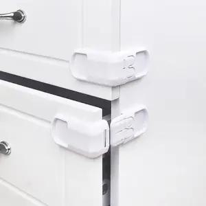 버튼형 어린이 안전클립 캐비닛 서랍 잠금장치
